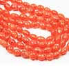 Natural Orange Carnelian Smooth Oval Beads Strand Length is 25 Inches & Sizes from 13mm to 17mm approx 